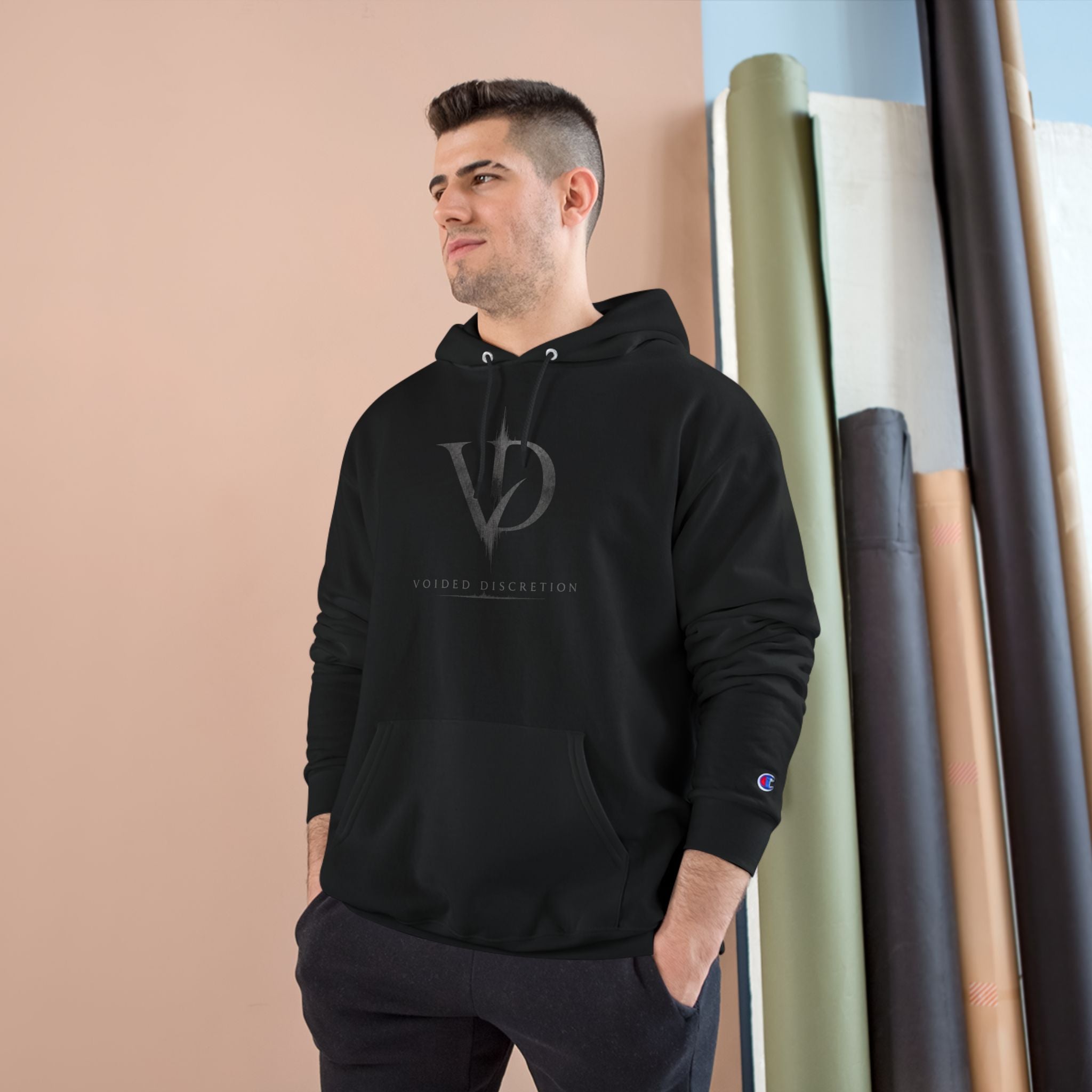 Champion Hoodie VD logo and full art page