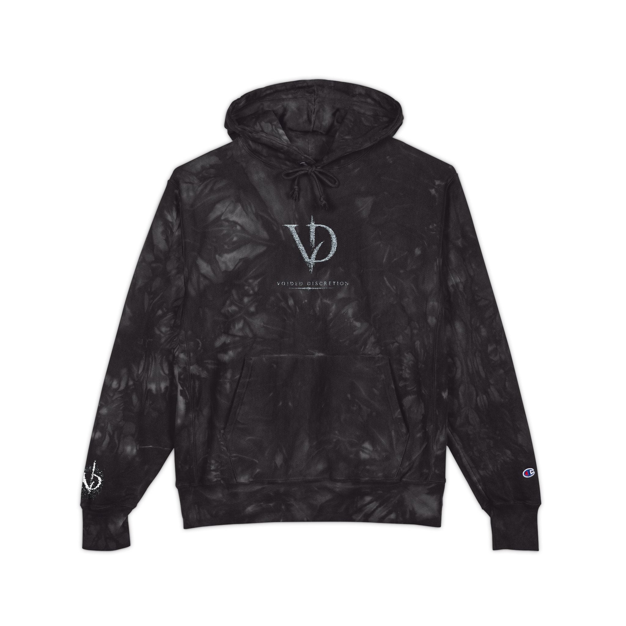 Unisex Champion Tie-Dye Hoodie (Embroidery) VD logo
