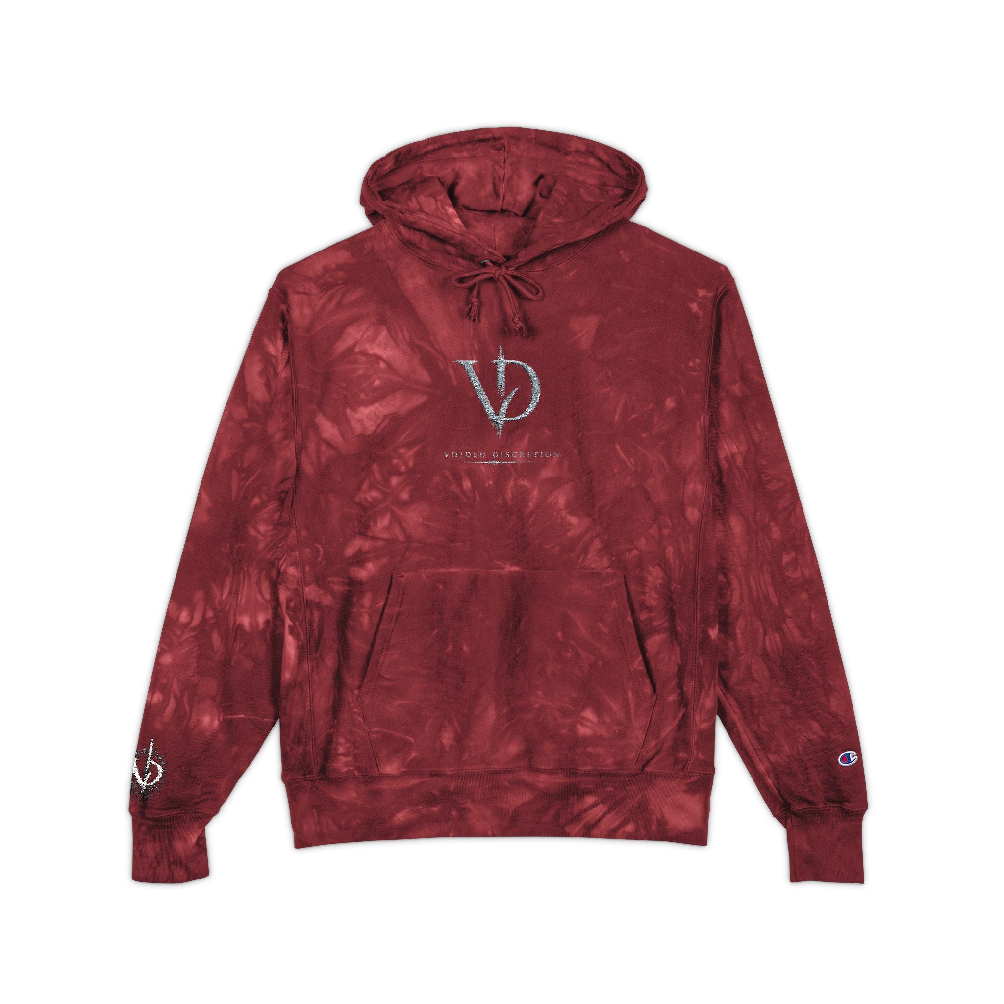 Unisex Champion Tie-Dye Hoodie (Embroidery) VD logo
